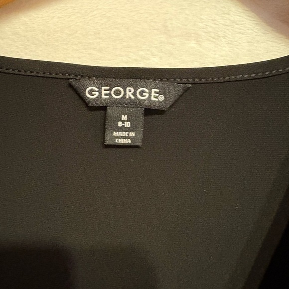 George Women's Elegant Black Cowl Neck Blouse - Picture 3 of 3